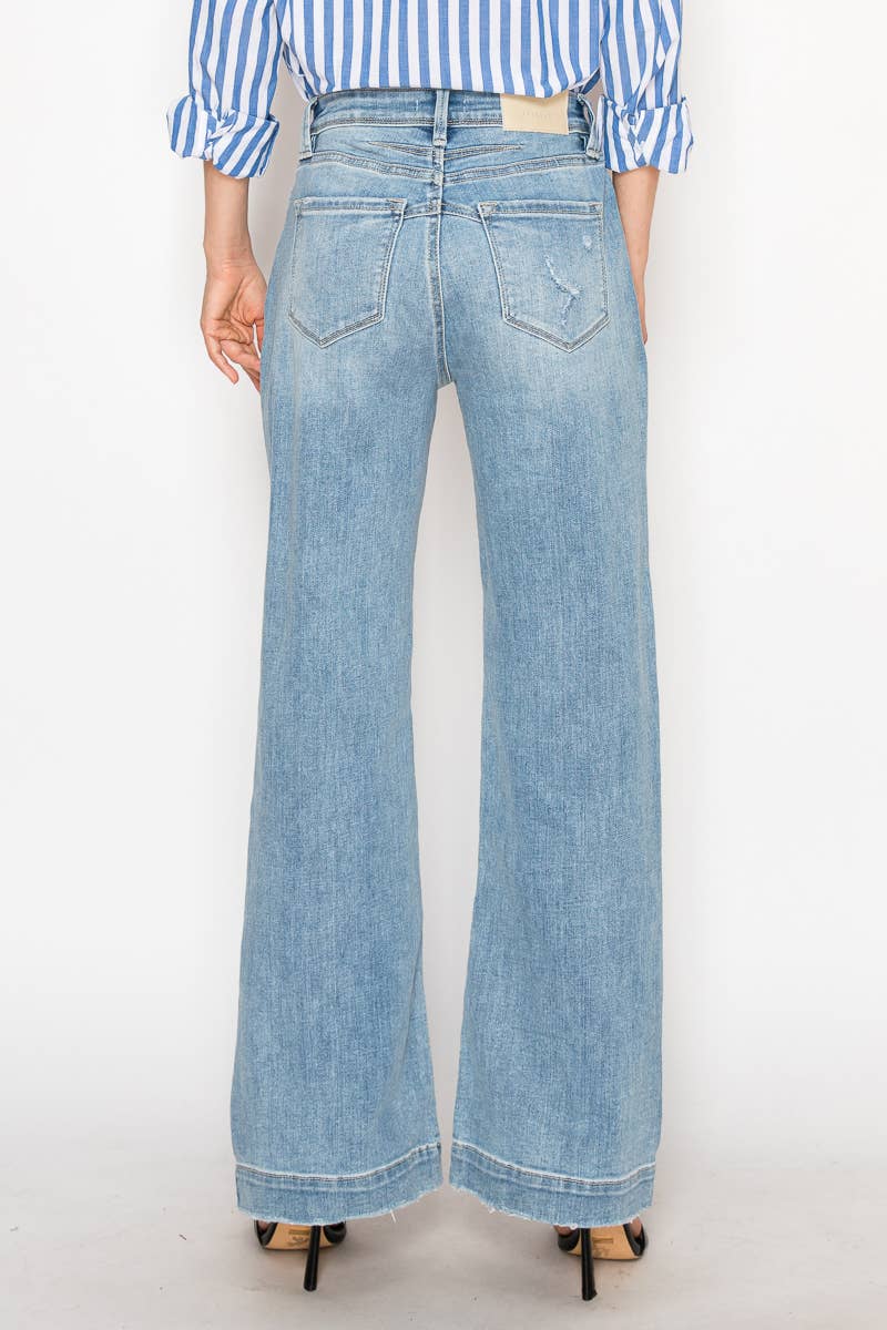 CORSET HIGH RISE MODERN WIDE JEANS