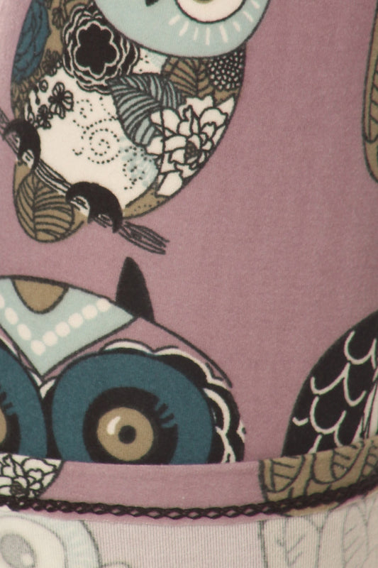 Owl Print Leggings
