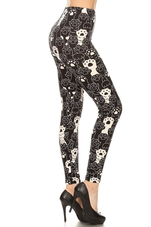 Paws Print Leggings