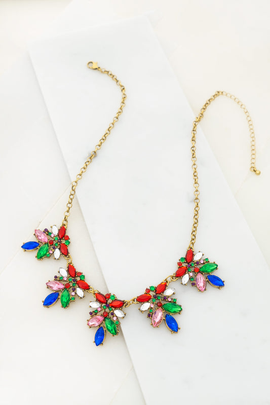 Glass Statement Necklace