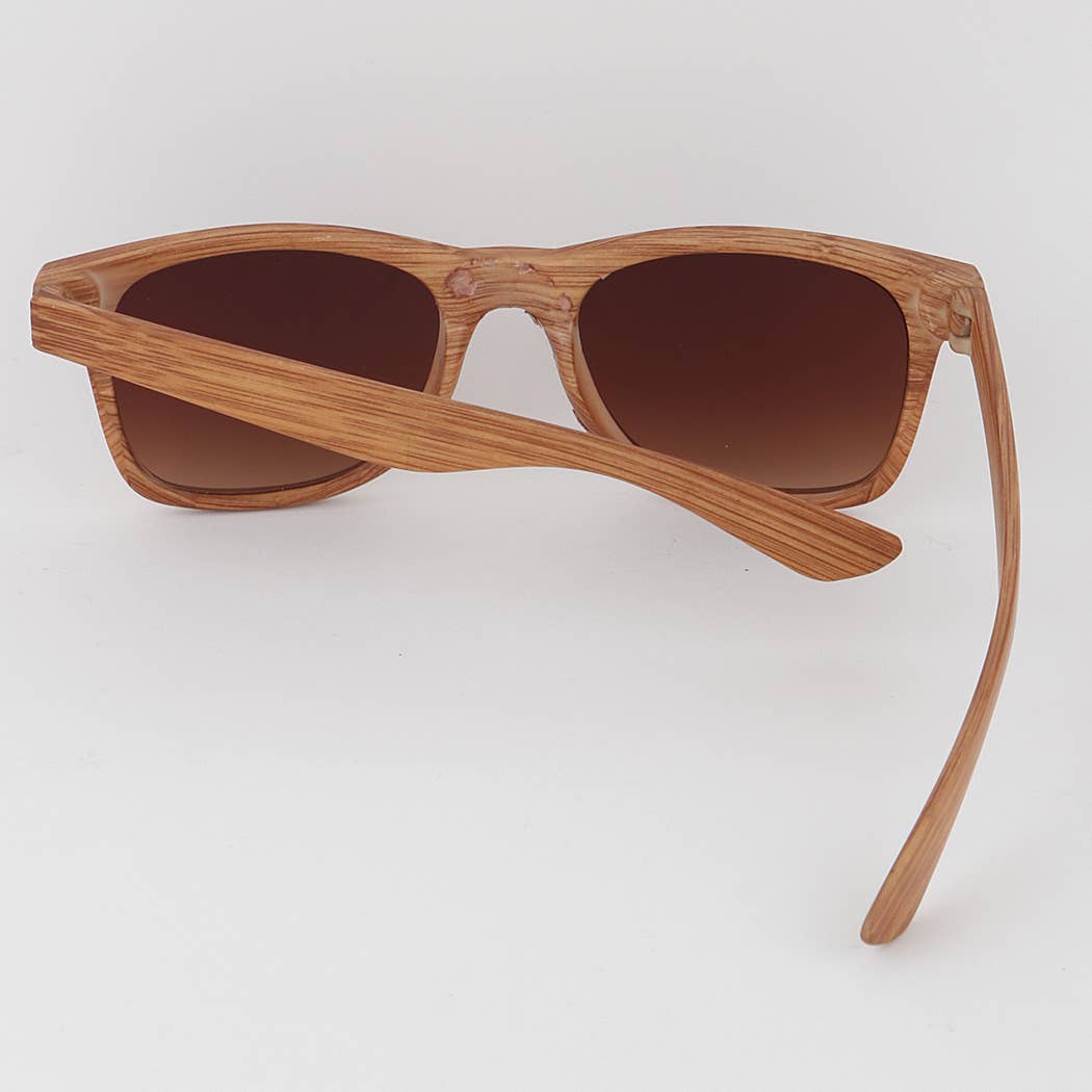 Wood Pattern Sunglasses
