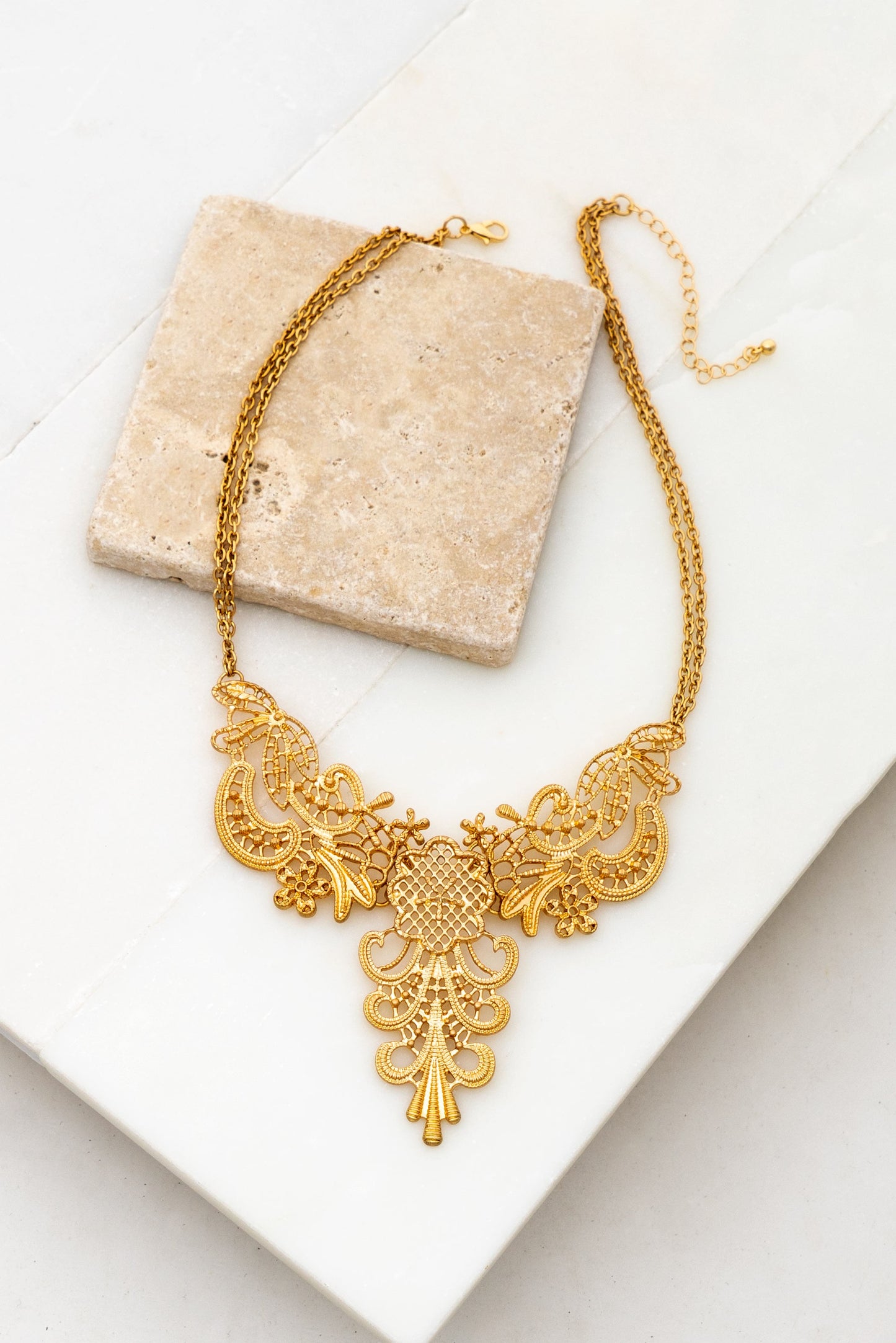 Filigree Statement Necklace