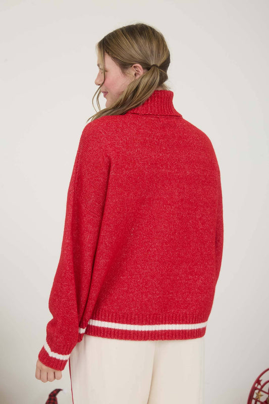 APRÈS TURTLENECK LONG SLEEVE KNIT SWEATER