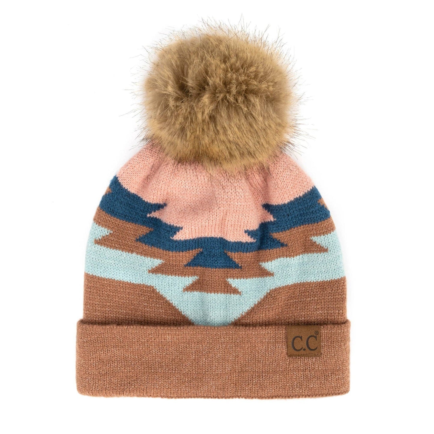 CC Pom Aztec Beanie