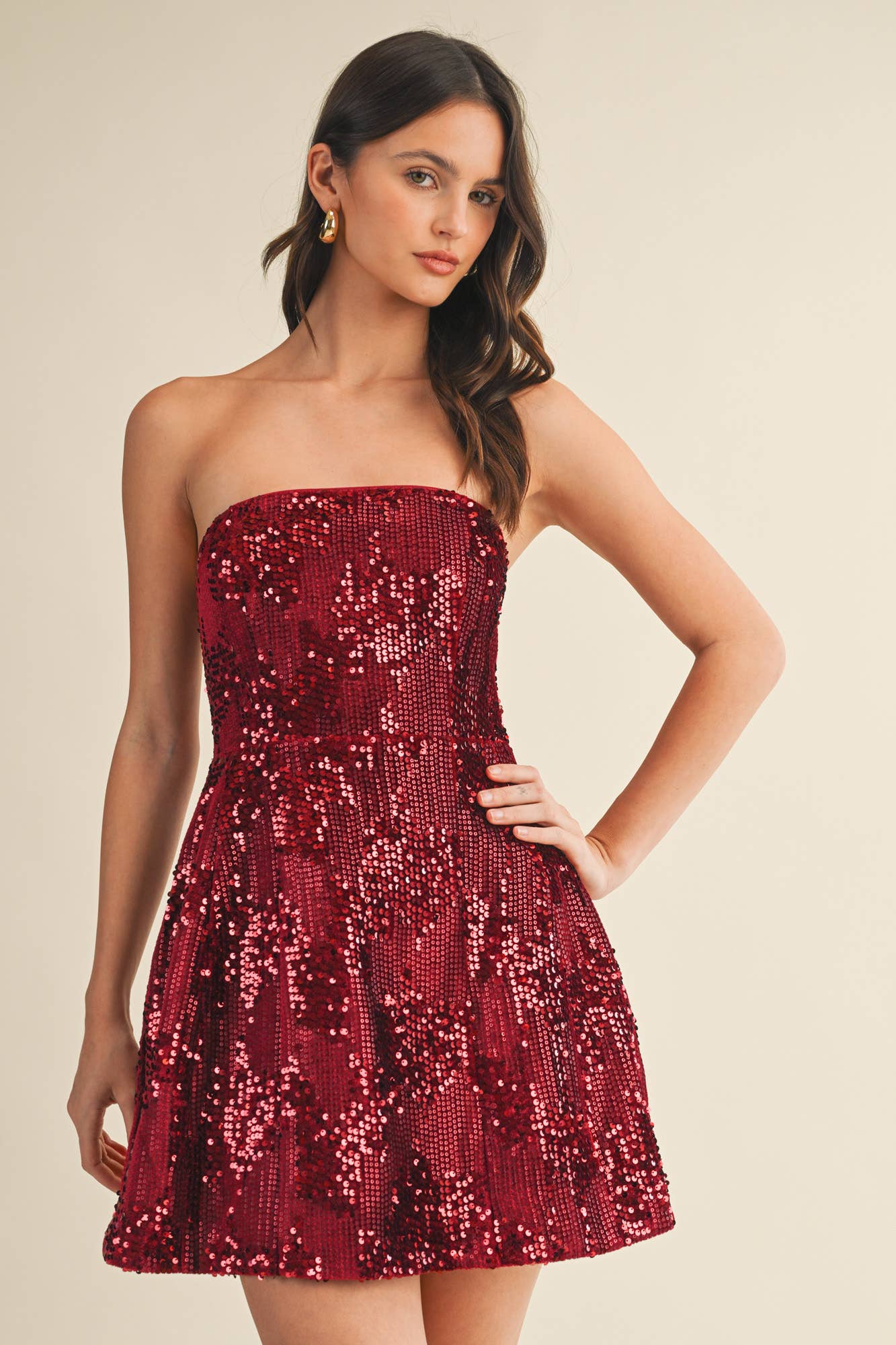 SEQUIN TUBE DRESS