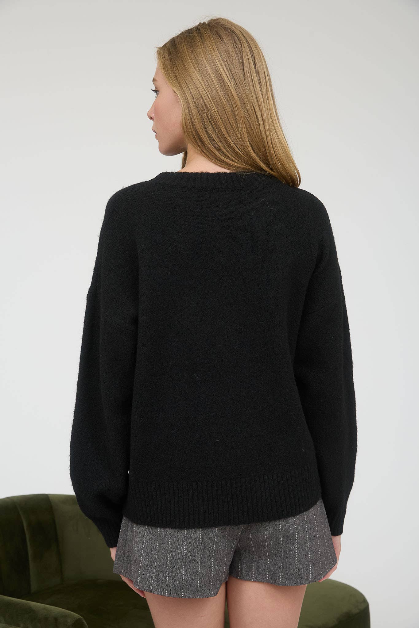 ICE SKATE JACQUARD KNIT PULLOVER SWEATER