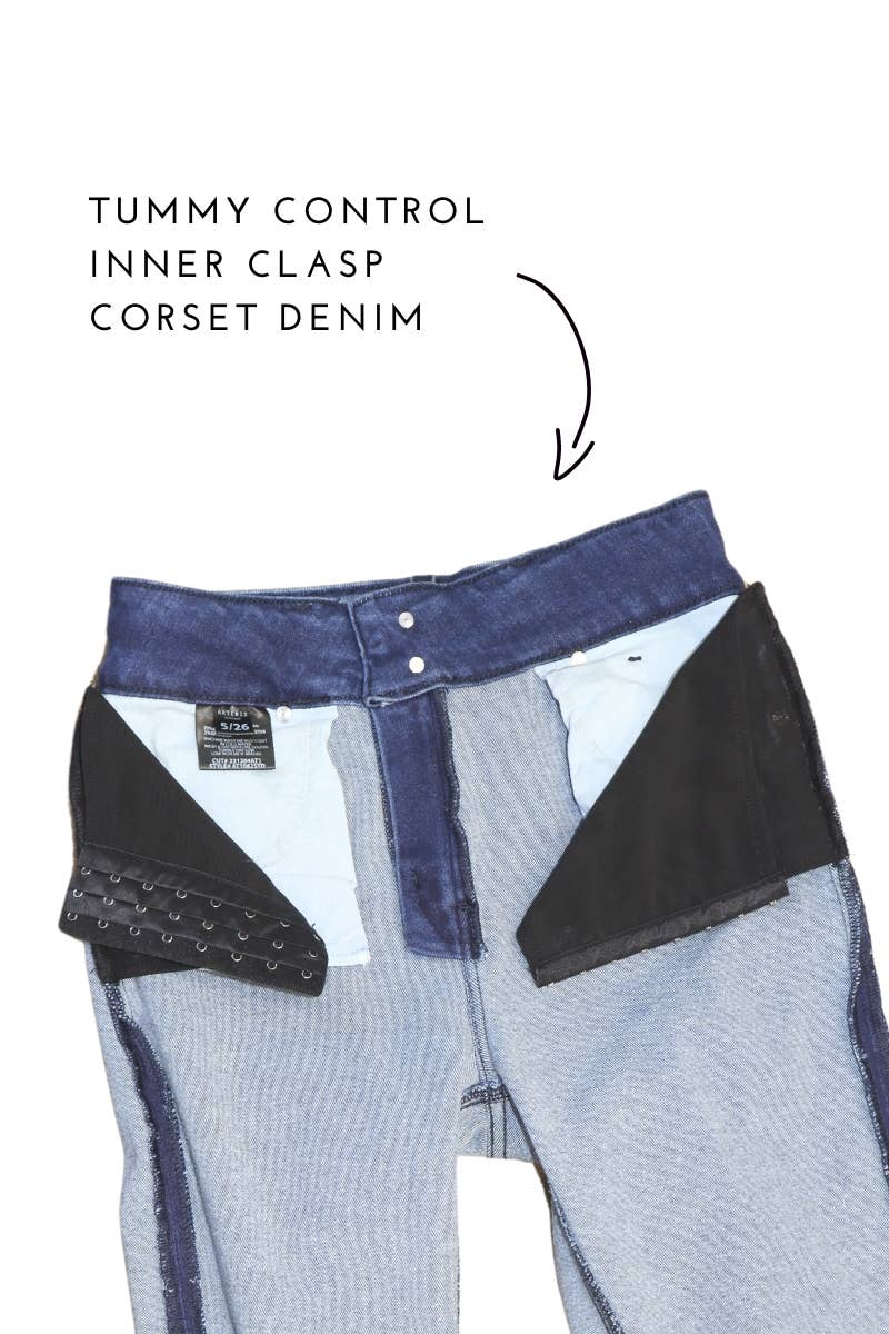 CORSET HIGH RISE MODERN WIDE JEANS