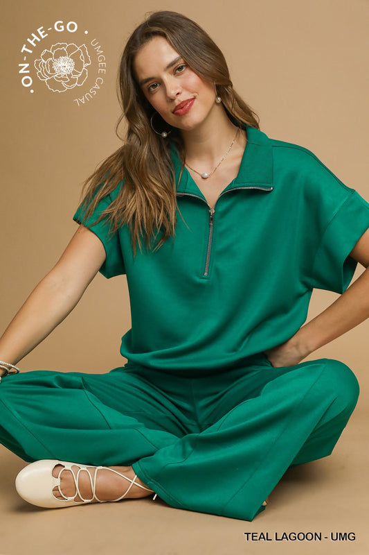 Luxeknit Pullover Half Zip Top