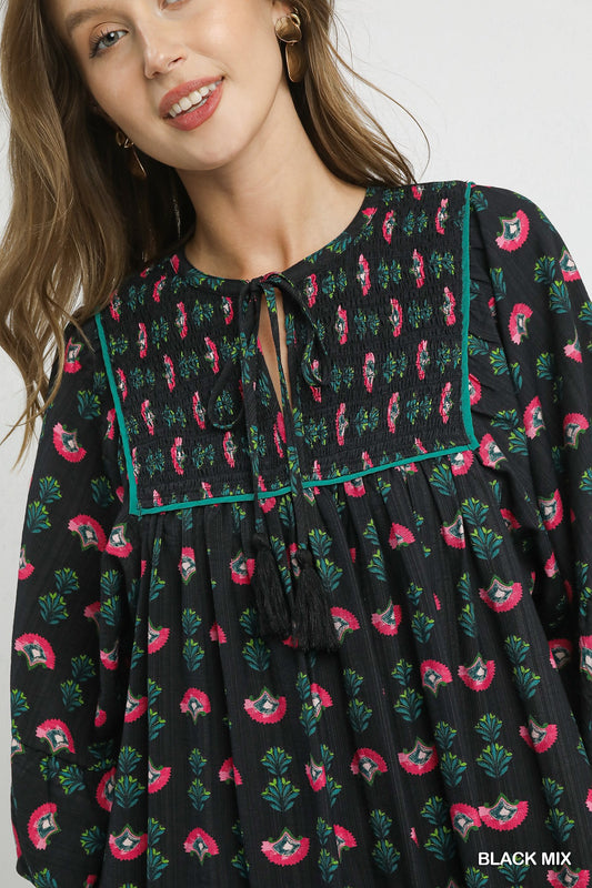 Floral Boho Mini Dress