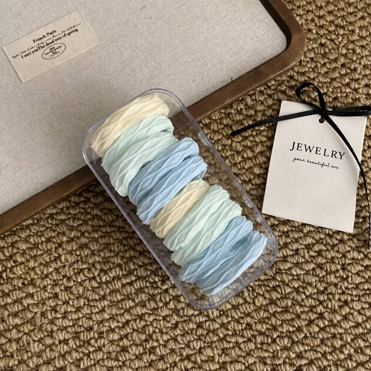 Stretchable Silky Hair Ties 10-Pc Set