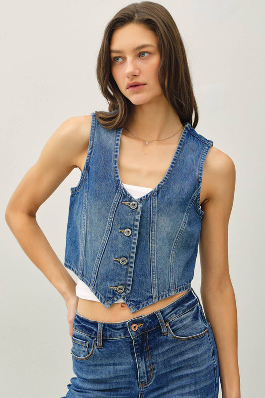 Classic Denim Vest