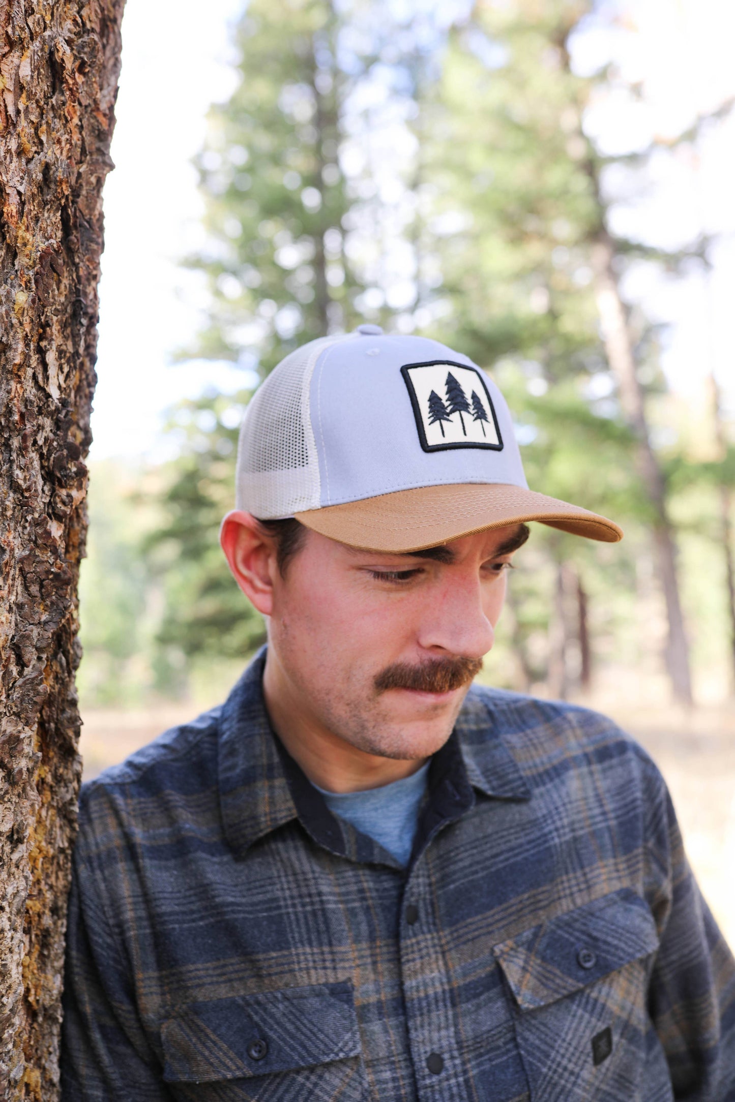 Three Tree Tri Tone Trucker- Mustard
