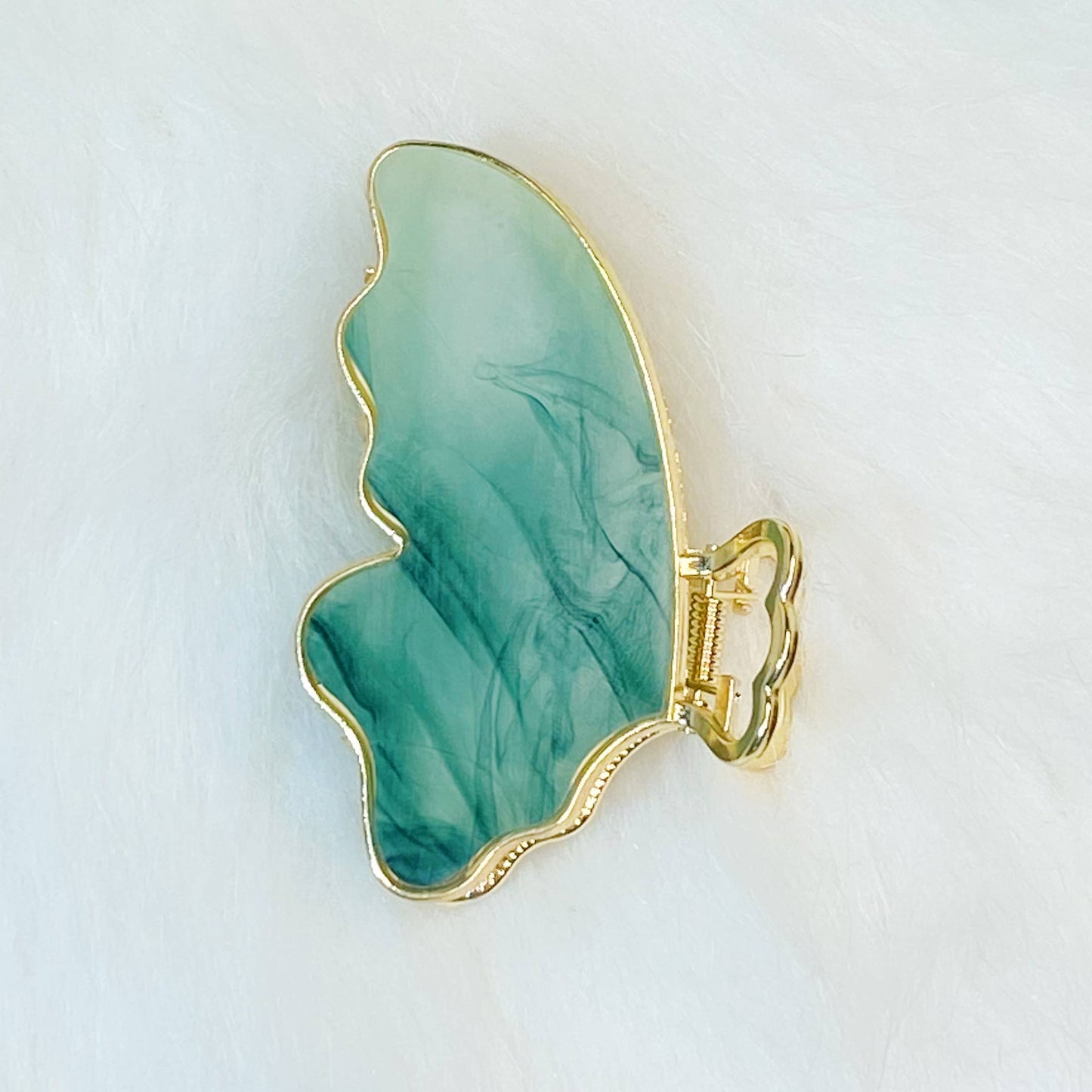 Resin Butterfly Hair Claw