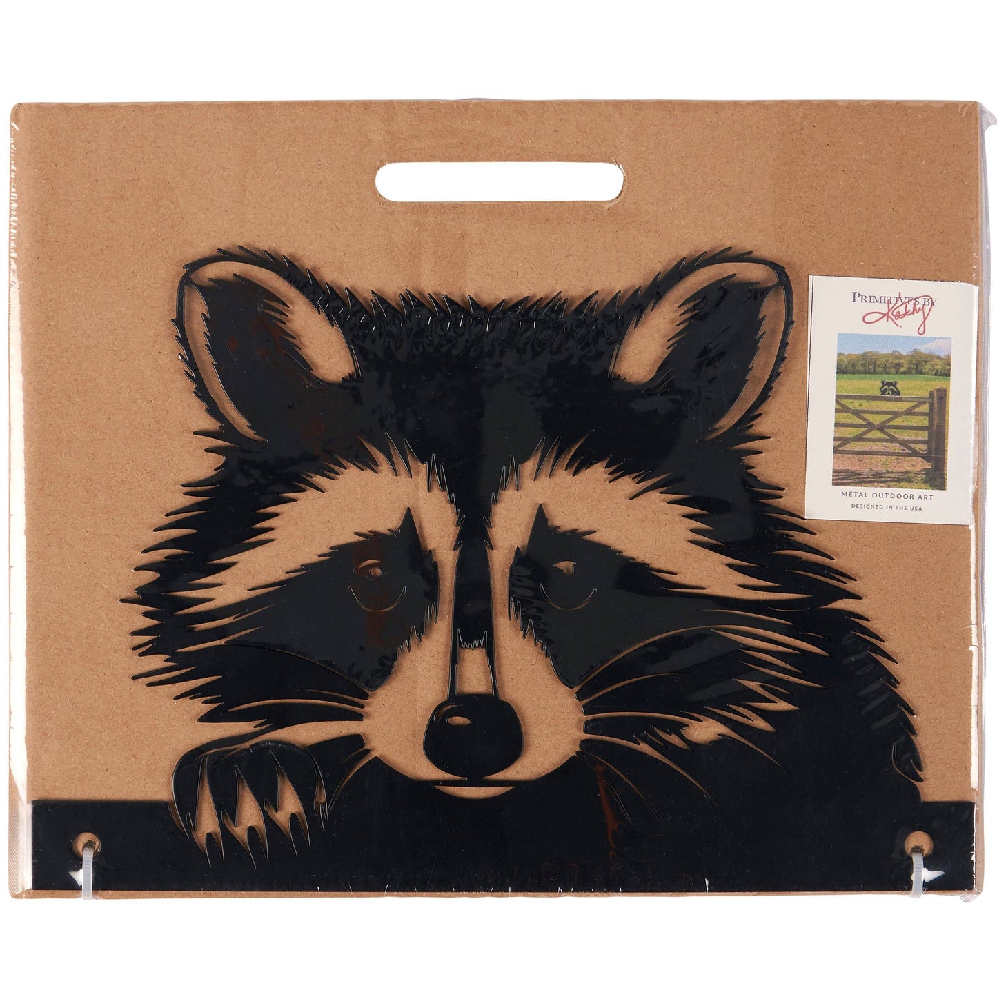 Raccoon Metal Outdoor Art