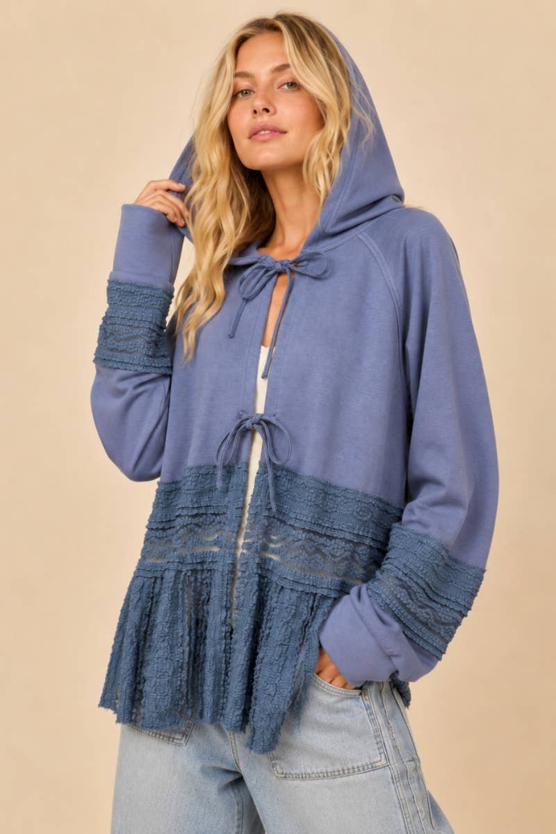 トップス rare ifsixwasnine Hooded Bell Cardigan Wanderer Hooded Cardigan – Jackalope Living