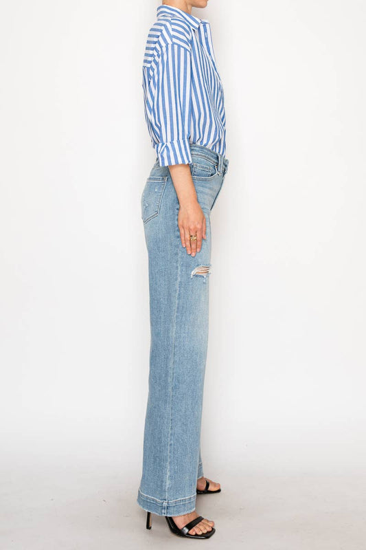 CORSET HIGH RISE MODERN WIDE JEANS