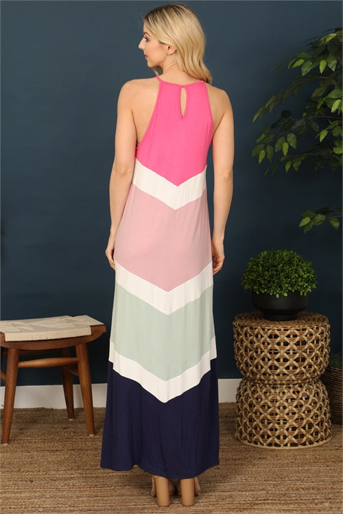 Chevron Design Dress