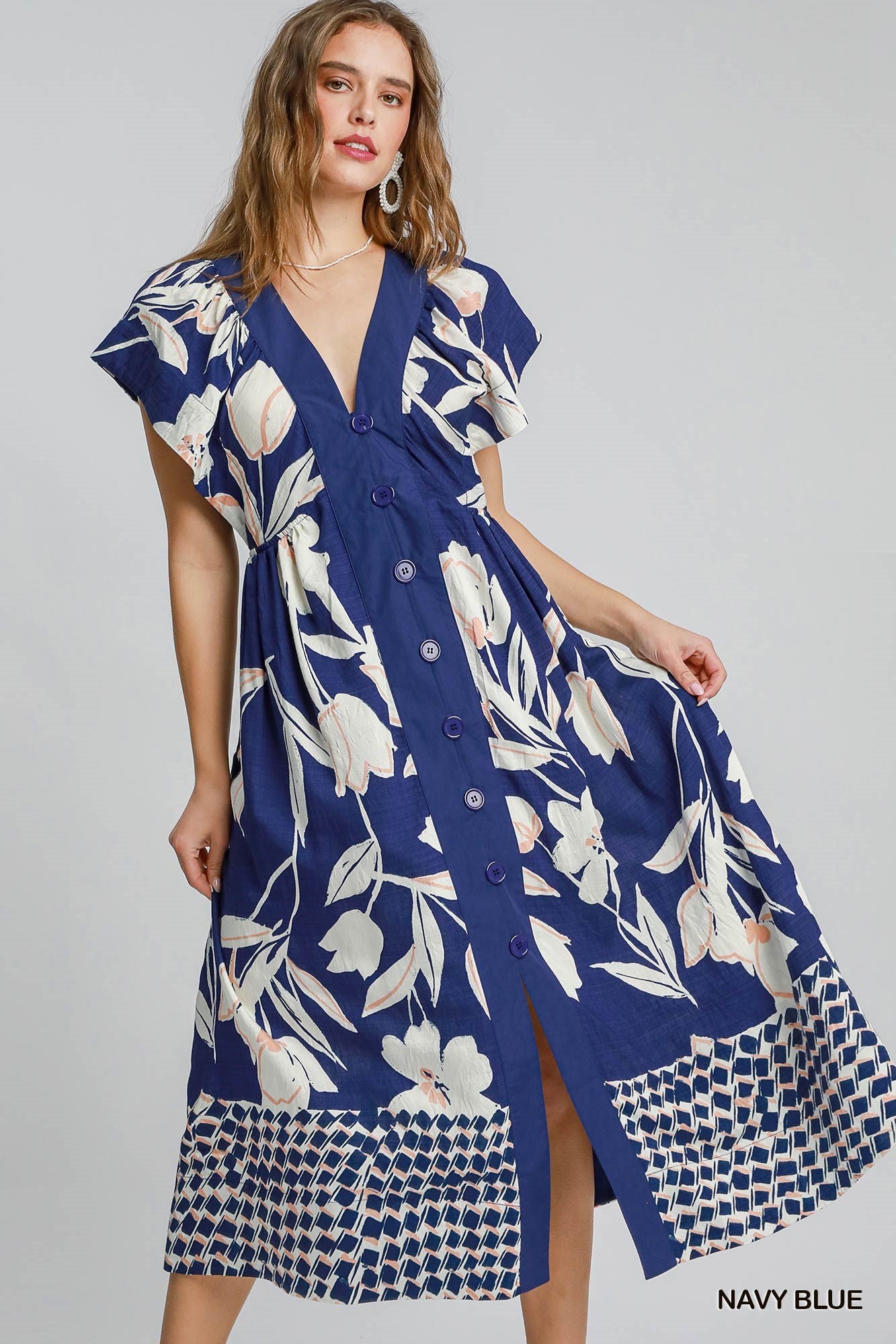 Floral Print Maxi Dress