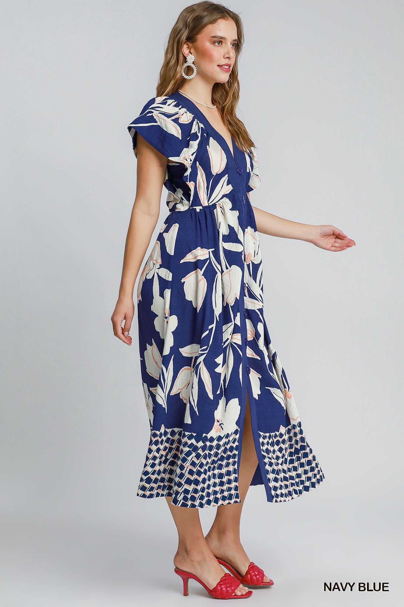 Floral Print Maxi Dress