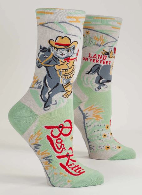 Boss Kitty Crew Socks