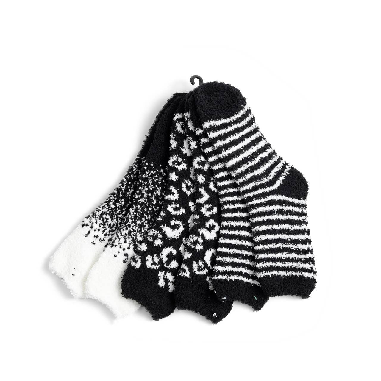 Ladies Fuzzy Socks - 3 pair Set