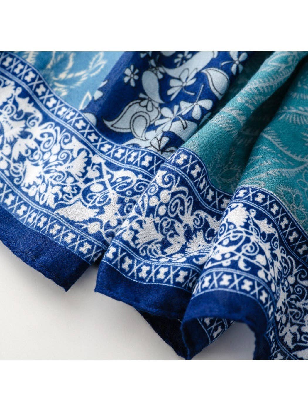 Paisley Print Long Scarf for Women