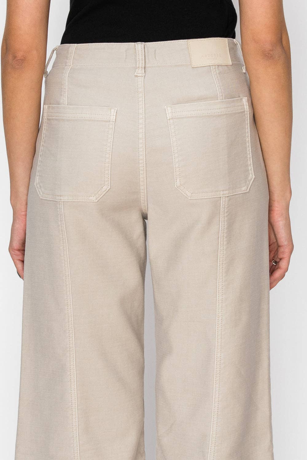 TUMMY CONTROL HIGH RISE SLIM CROP PALAZZO JEANS