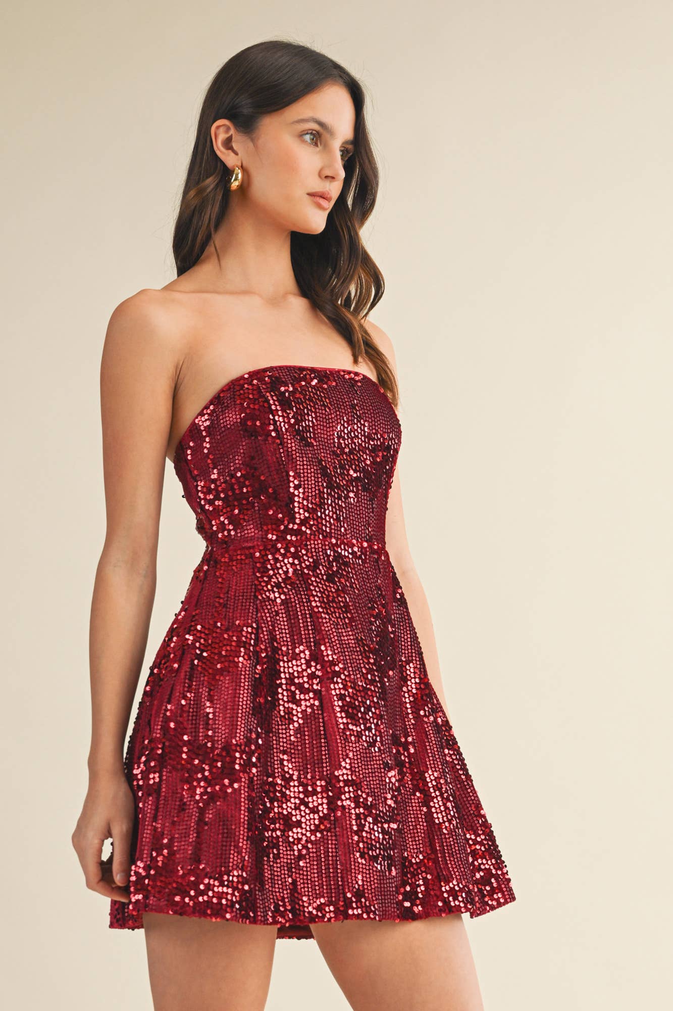 SEQUIN TUBE DRESS
