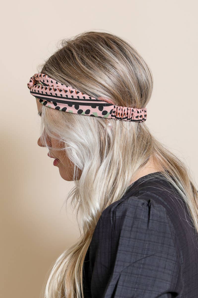 Mod Pattern Twist Headband