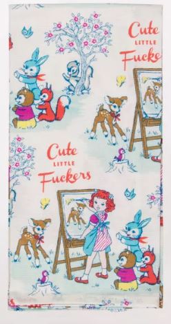 Cute Little F*ckers Dish Towel