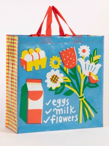 Eggs, Milk, Flowers Shopper