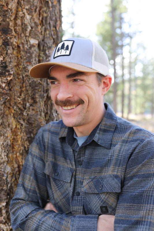 Three Tree Tri Tone Trucker- Mustard