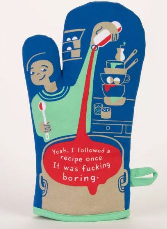 I Followed a Recipe Once Oven Mitt