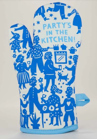 Party's in the Kitchen Oven Mitt
