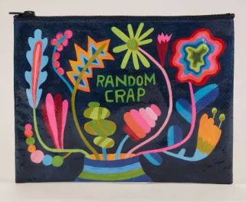 Random Crap Zipper Pouch