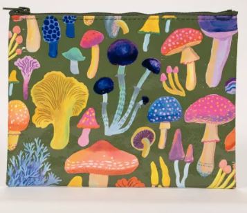 Mushrooms Zipper Pouch