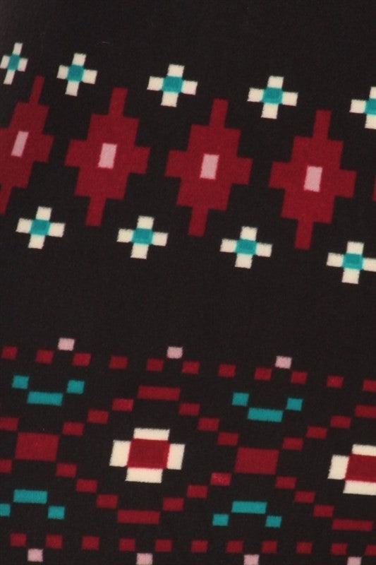 Fair Isle Print Leggings