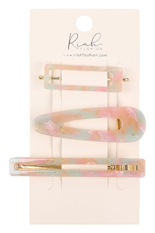 Acrylic Hair Clips