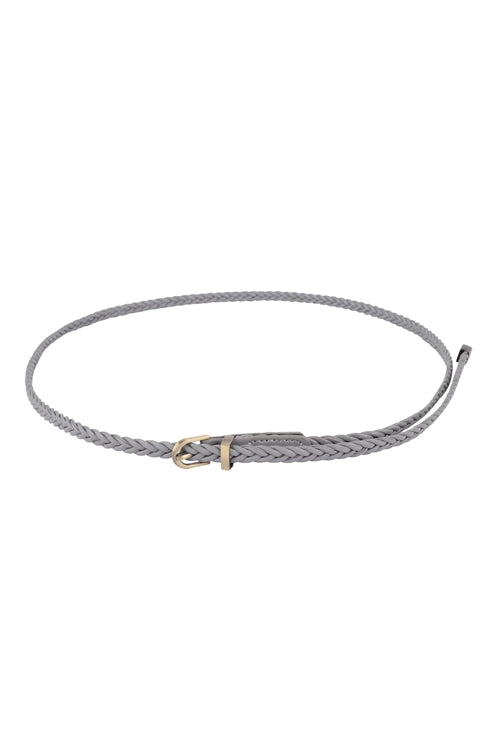 Narrow Braided Belt