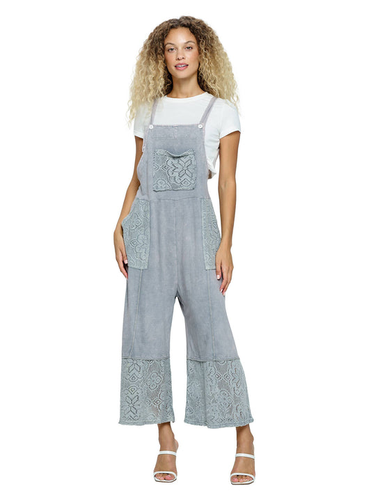 Overall Hippie Lace Patchwork