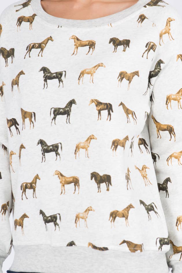 MULTI HORSE SWEASTHIRT