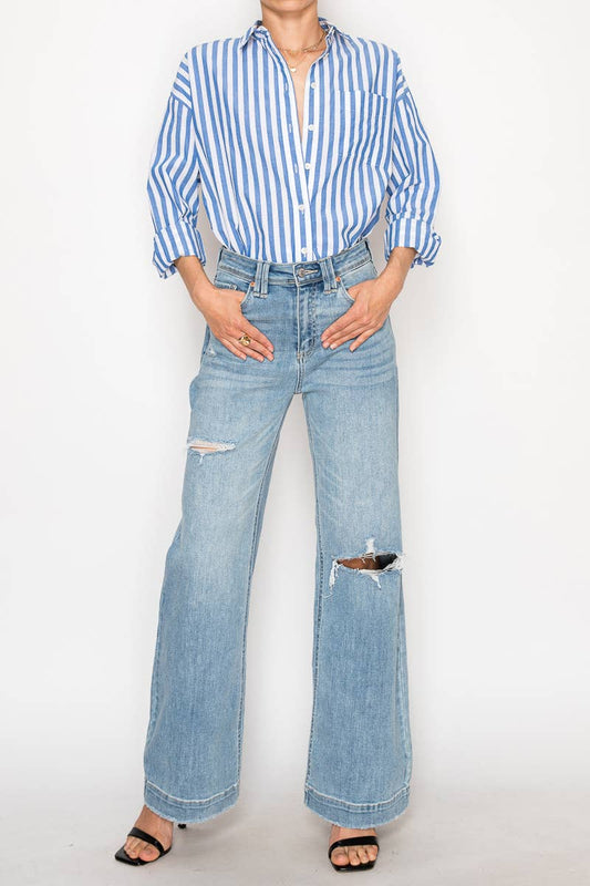 CORSET HIGH RISE MODERN WIDE JEANS