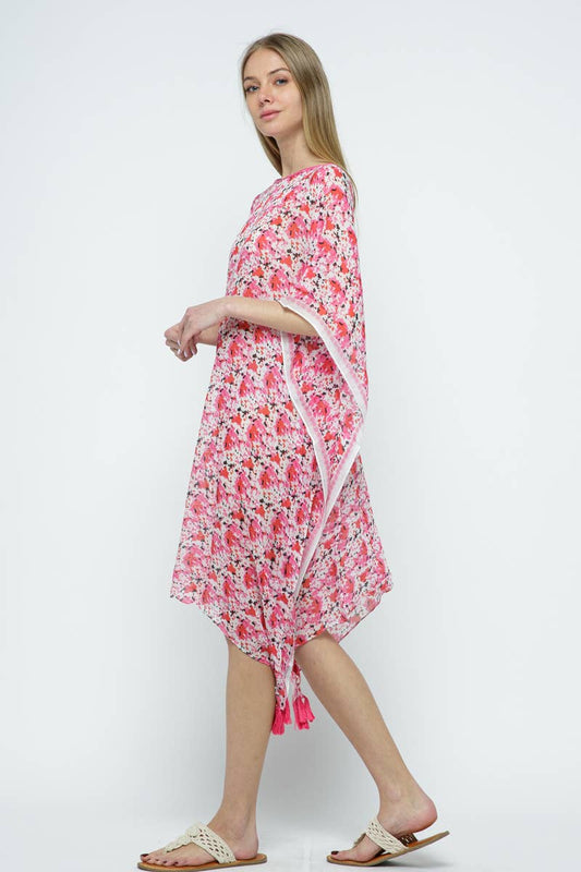 Kaftan Cover-Up with Tassels