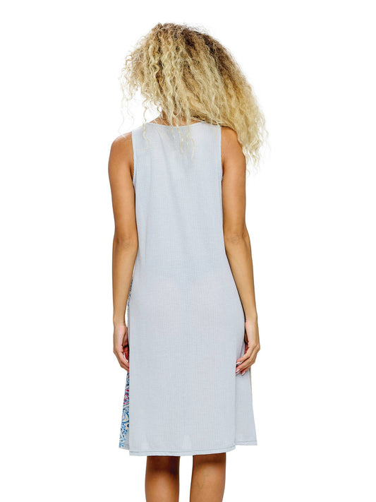 Boho Dress A-Line Patchwork