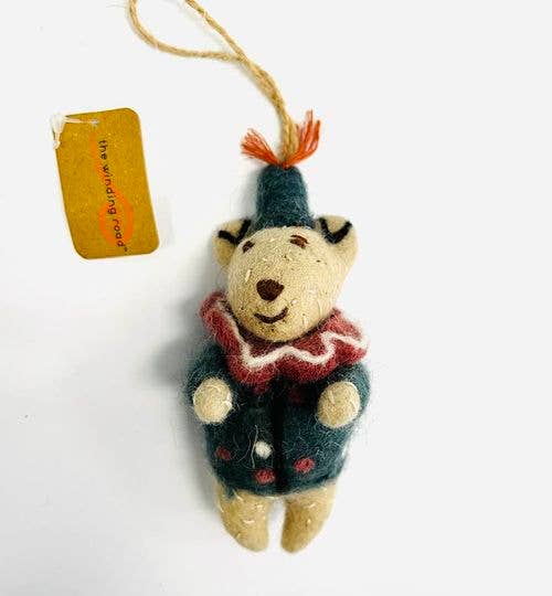 Felt Ornament Circus Bear