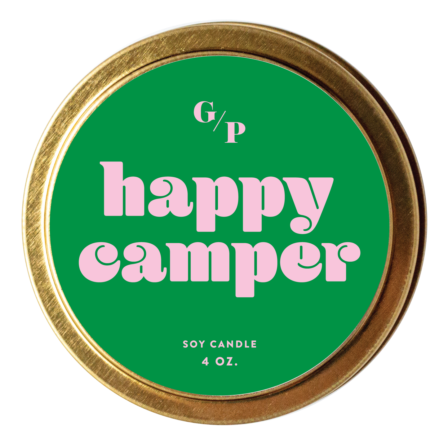 Happy Camper Just Because 4 oz. Candle Tin