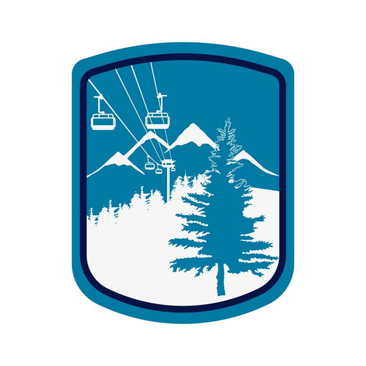 Ski Lift Sticker