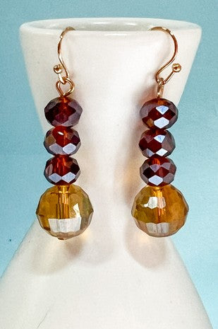 Cece Amber Earrings