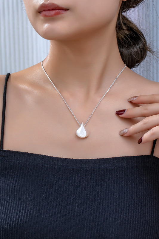 Puffy Teardrop Pendant