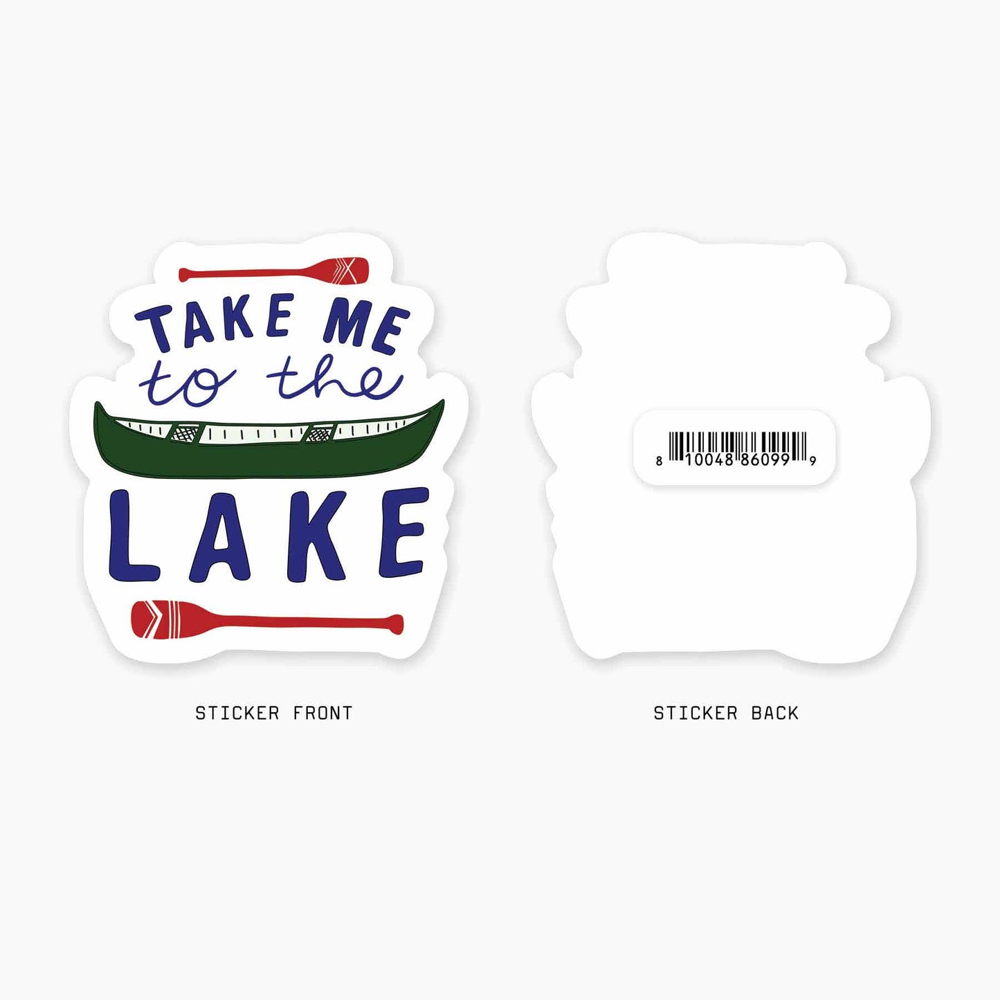 To the Lake - 3" Art Sticker